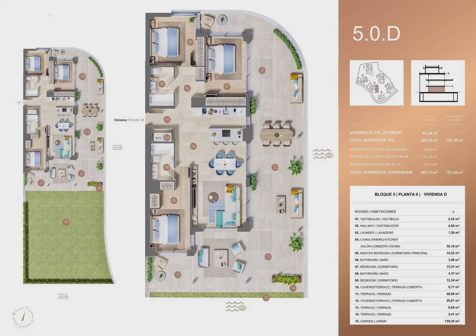 3 soverom Leilighet til salgs i Mijas med svømmebasseng garasje - € 1 175 000 (Ref: 9843819)