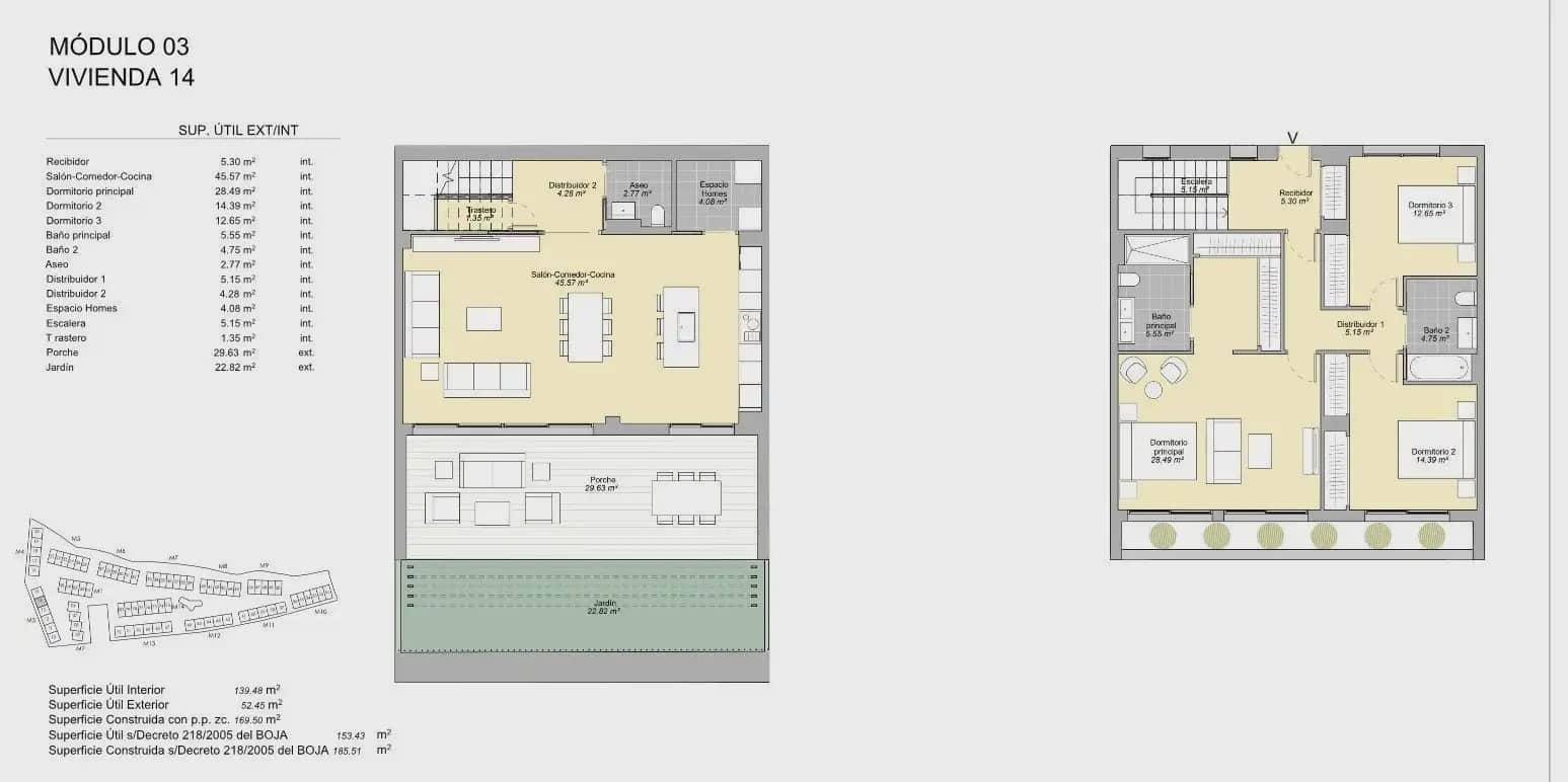3 sovrum Radhus till salu i Mijas med pool garage - 776 000 € (Ref: 9843824)