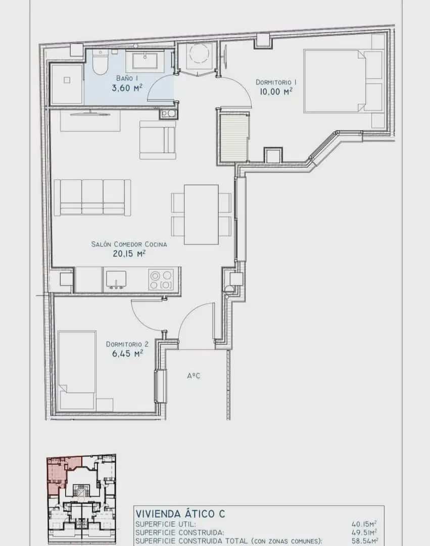 2 chambre Penthouse à vendre à Fuengirola - 263 000 € (Ref: 9843826)