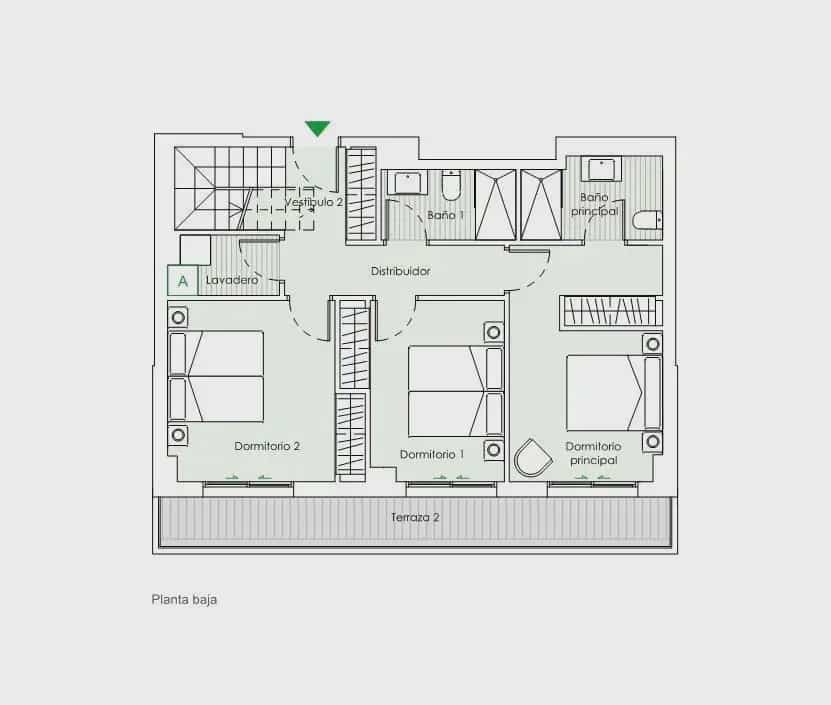 3 chambre Penthouse à vendre à Estepona avec piscine garage - 1 170 000 € (Ref: 9843834)