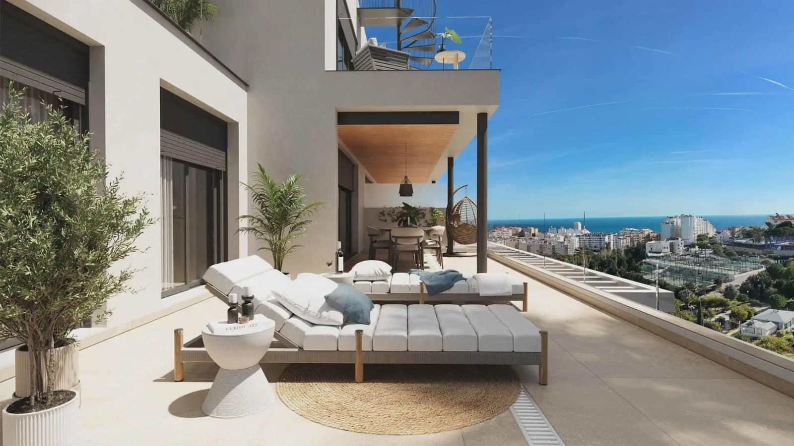 3 chambre Penthouse à vendre à Estepona avec piscine garage - 1 170 000 € (Ref: 9843834)