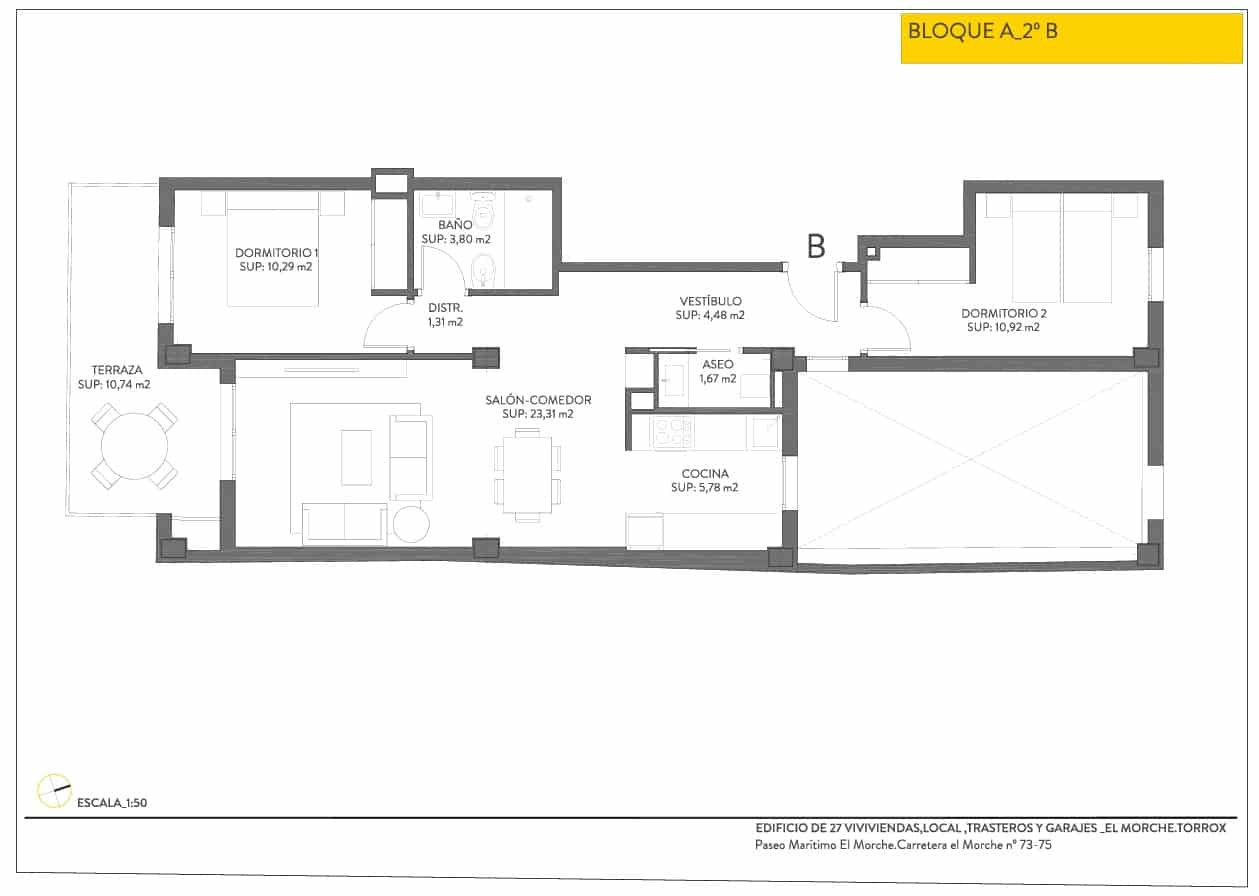 2 quarto Apartamento para venda em Torrox-Costa com garagem - 490 000 € (Ref: 9854357)