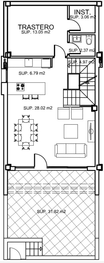 3 soveværelse Semi-Rækkehus til salg i Torrox-Costa med swimmingpool garage - € 549.000 (Ref: 9945125)