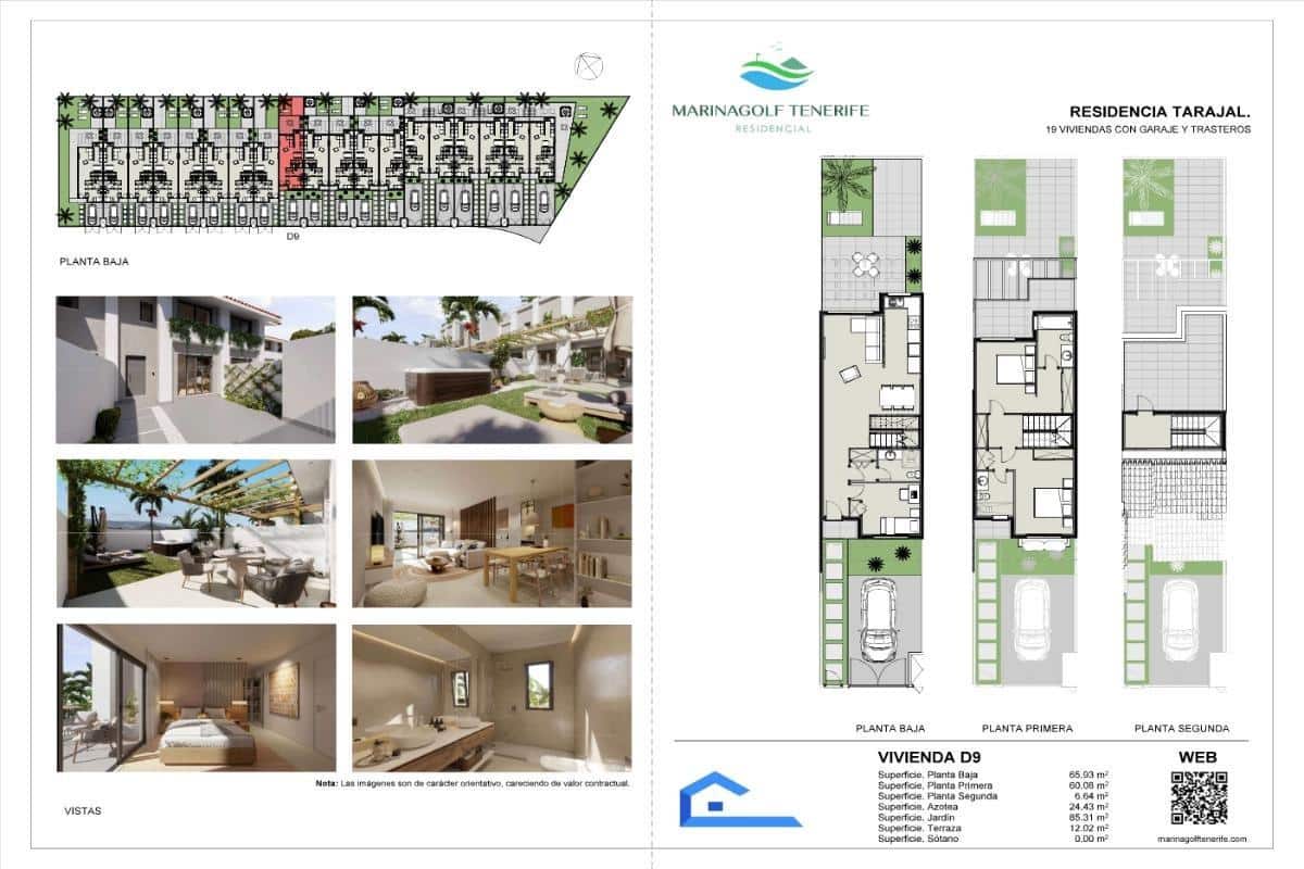 3 Zimmer Reihenhaus zu verkaufen in San Miguel de Abona - 556.763 € (Ref: 9677480)