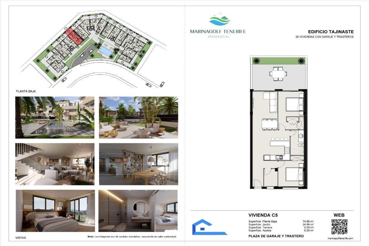 1 bedroom Apartment for sale in San Miguel de Abona - € 230,584 (Ref: 9677481)