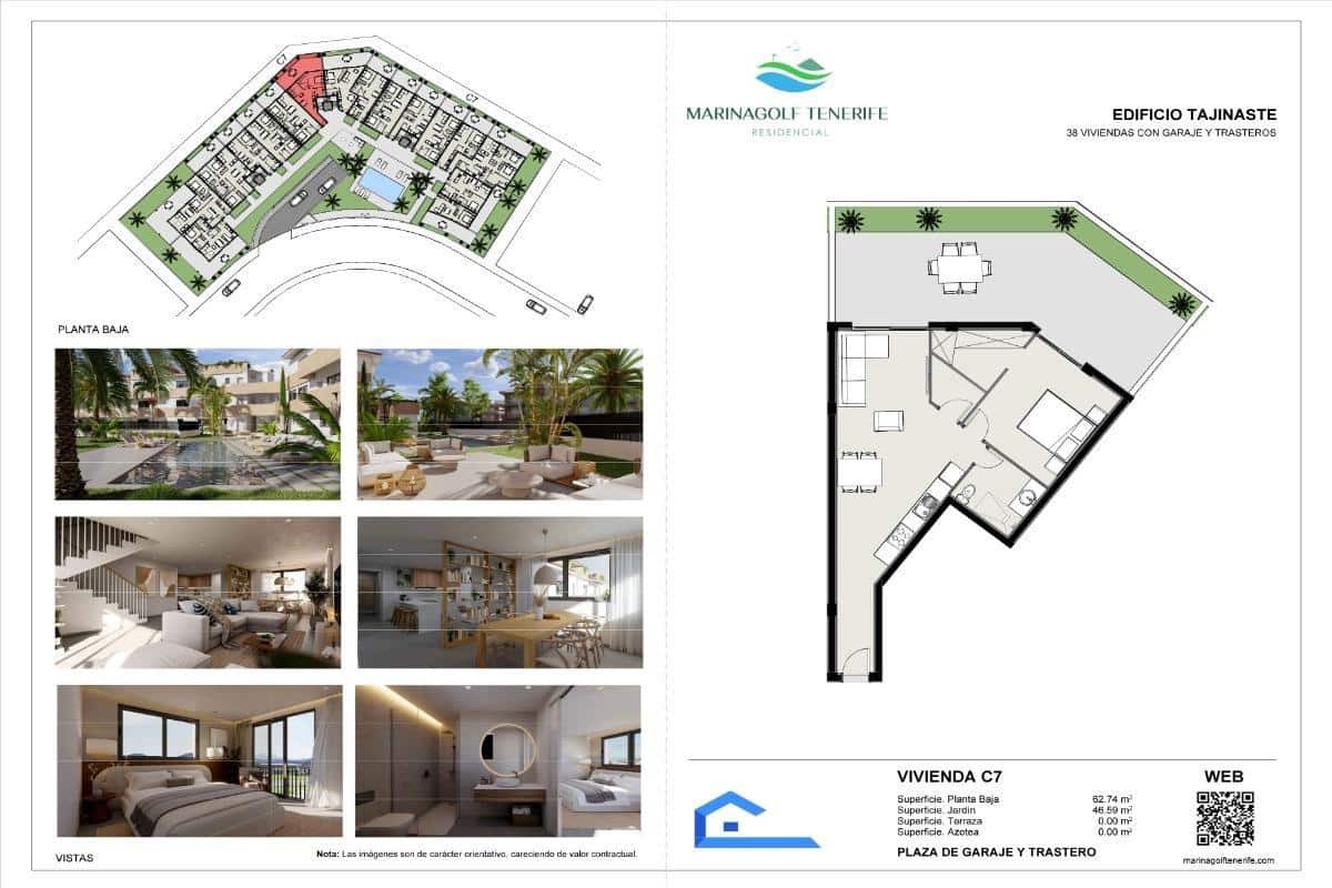 1 bedroom Apartment for sale in San Miguel de Abona - € 230,584 (Ref: 9677481)