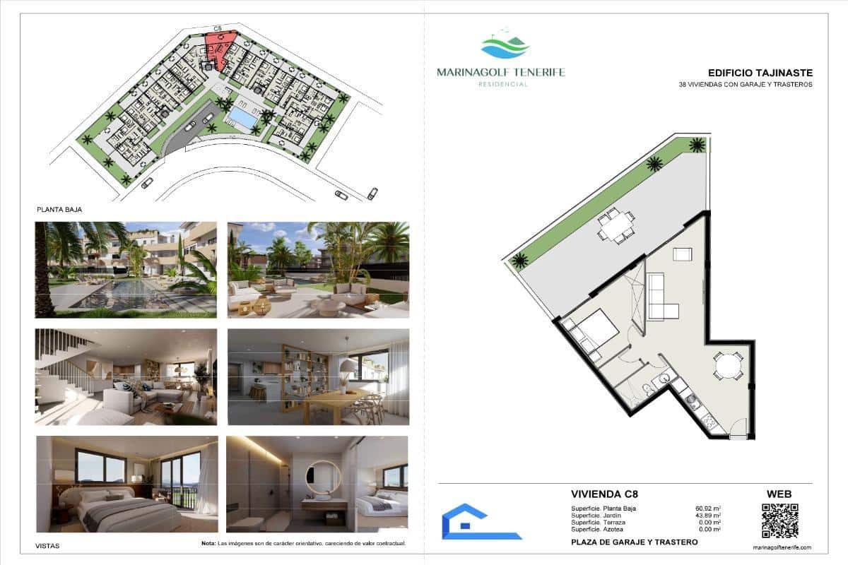 1 bedroom Apartment for sale in San Miguel de Abona - € 230,584 (Ref: 9677481)