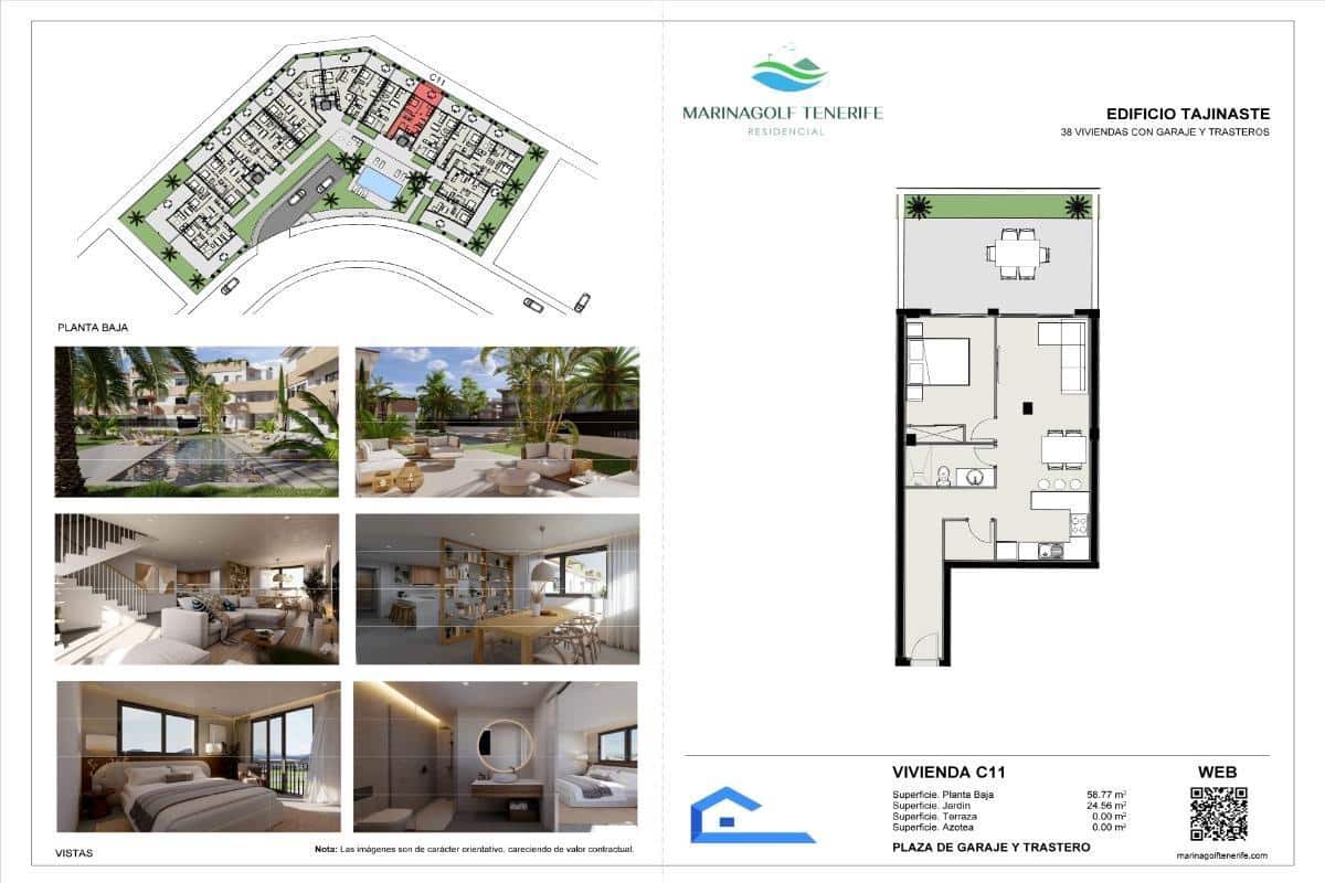 1 bedroom Apartment for sale in San Miguel de Abona - € 230,584 (Ref: 9677481)