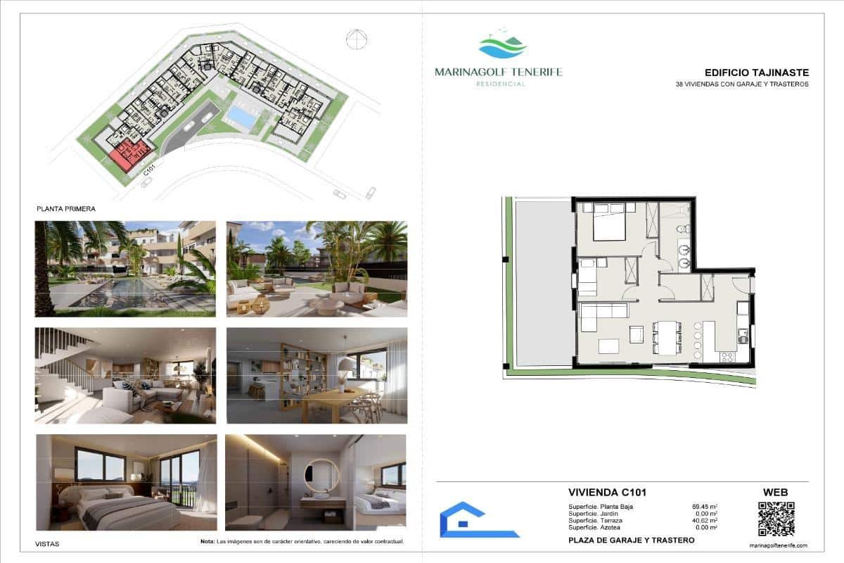 1 bedroom Apartment for sale in San Miguel de Abona - € 230,584 (Ref: 9677481)