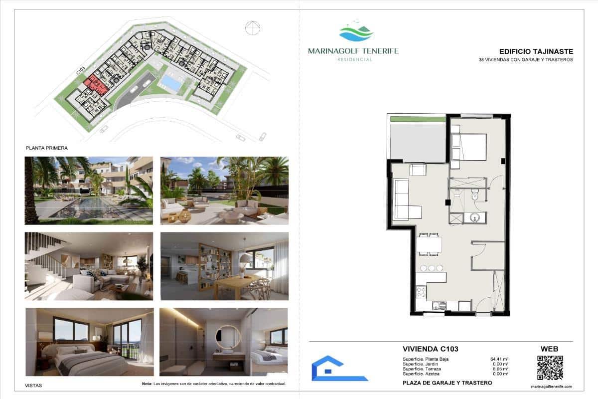 1 bedroom Apartment for sale in San Miguel de Abona - € 230,584 (Ref: 9677481)