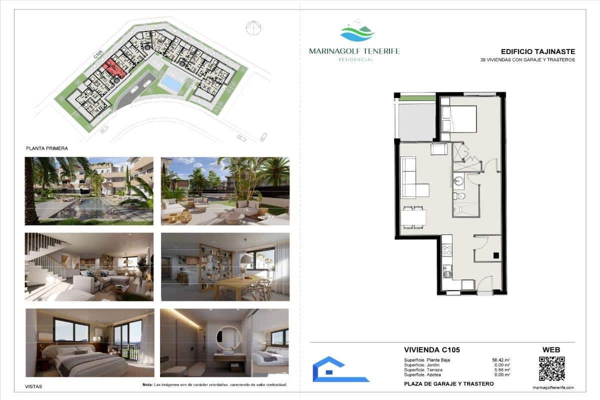 1 bedroom Apartment for sale in San Miguel de Abona - € 230,584 (Ref: 9677481)