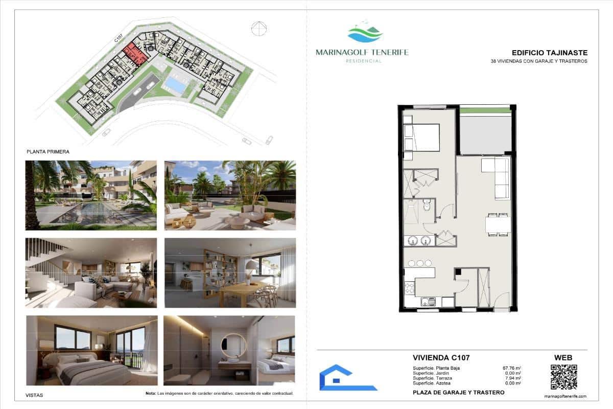 1 bedroom Apartment for sale in San Miguel de Abona - € 230,584 (Ref: 9677481)