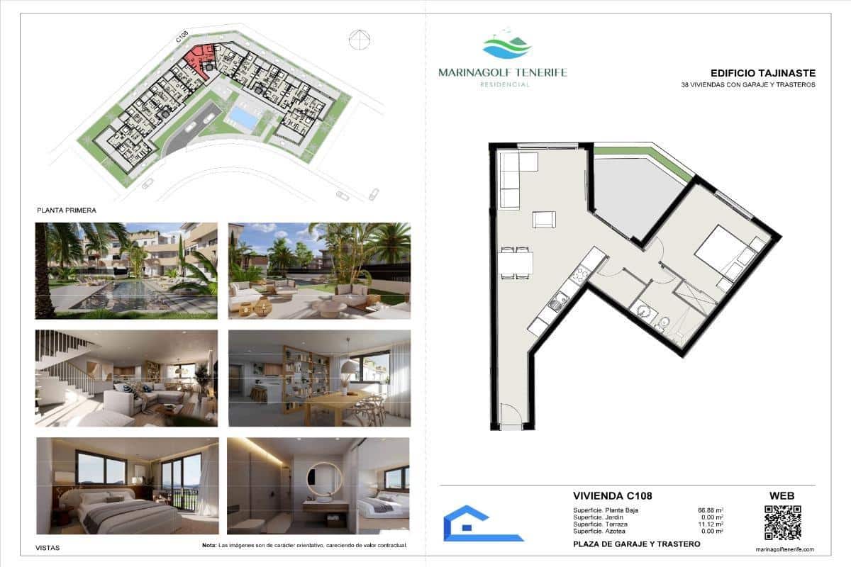 1 bedroom Apartment for sale in San Miguel de Abona - € 230,584 (Ref: 9677481)