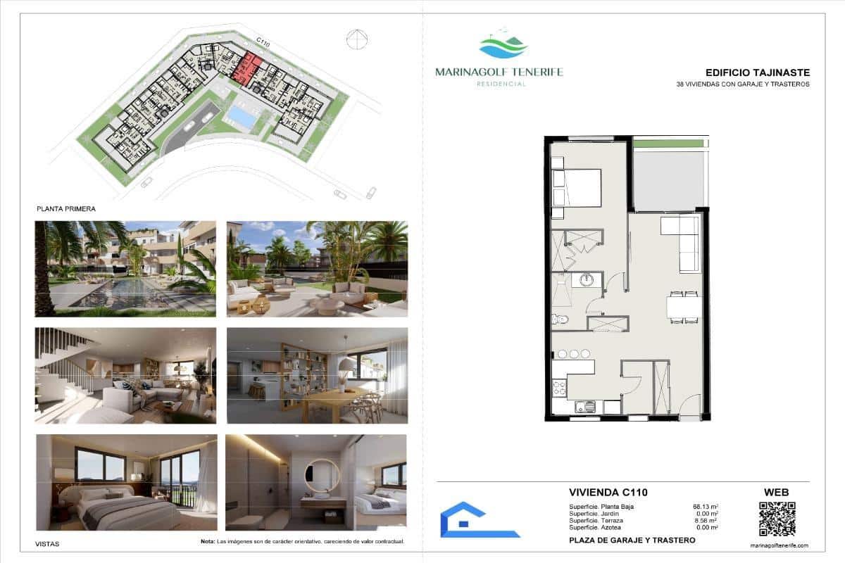 1 bedroom Apartment for sale in San Miguel de Abona - € 230,584 (Ref: 9677481)