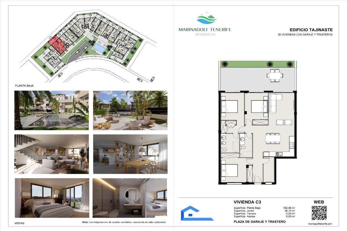 1 bedroom Apartment for sale in San Miguel de Abona - € 230,584 (Ref: 9677481)