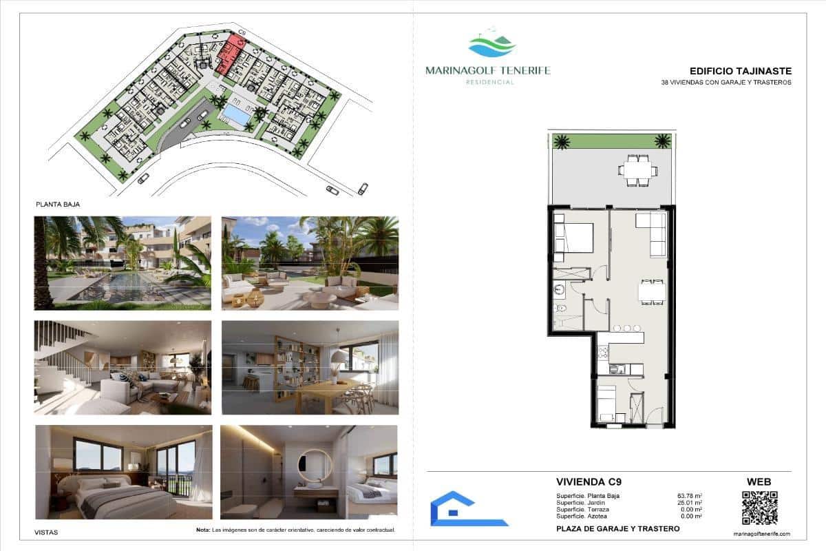 1 bedroom Apartment for sale in San Miguel de Abona - € 230,584 (Ref: 9677481)