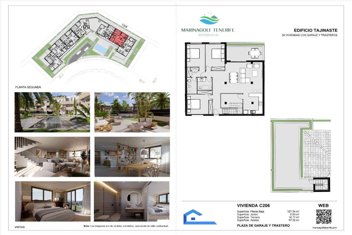 1 bedroom Apartment for sale in San Miguel de Abona - € 230,584 (Ref: 9677481)