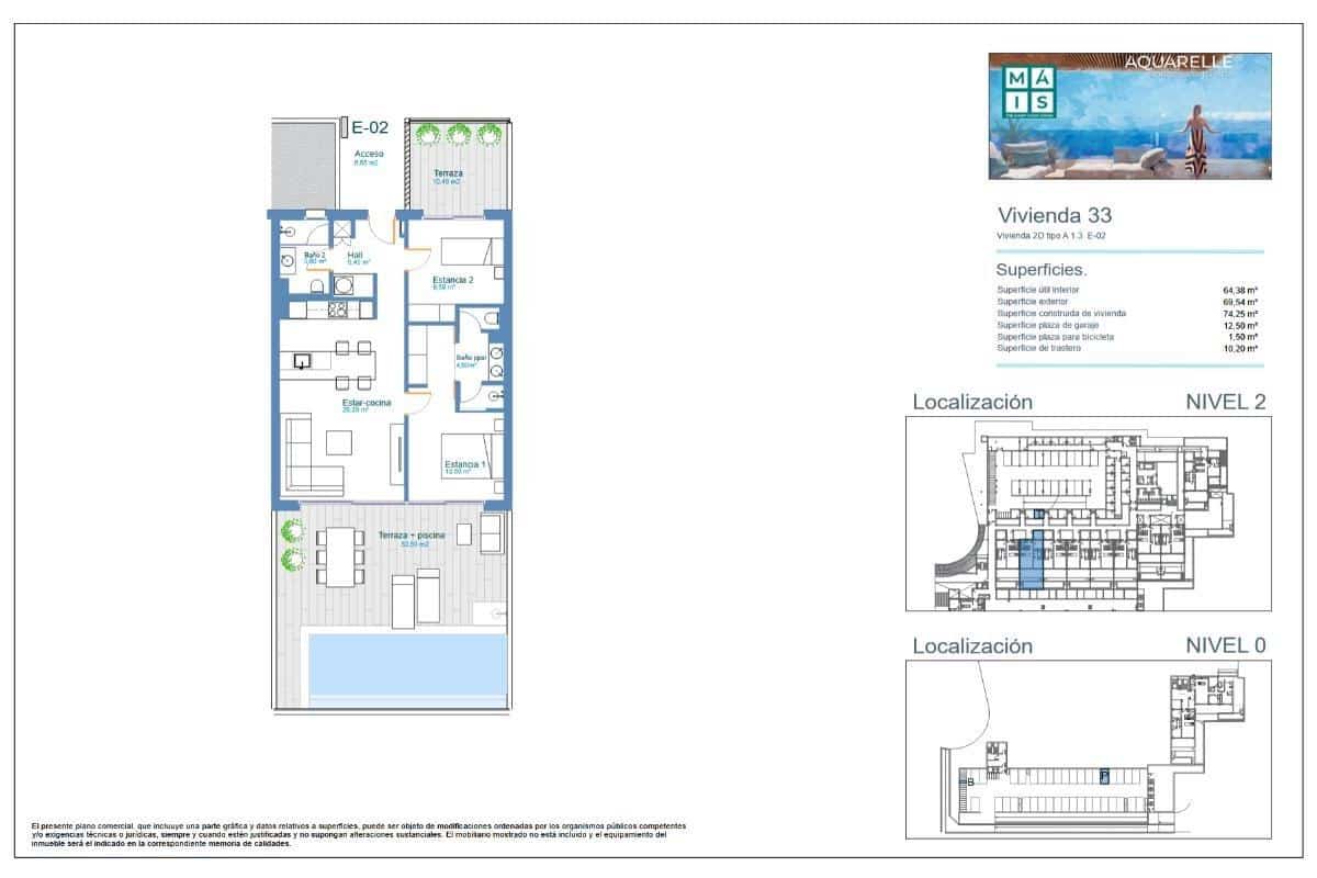 Apartamento de 2 habitaciones en Los Menores en venta - 455.000 € (Ref: 9677482)