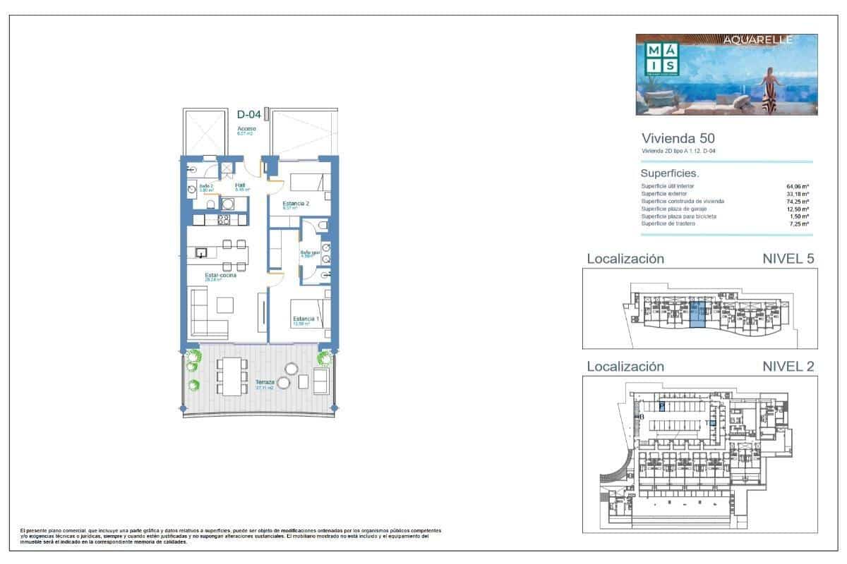 Apartamento de 2 habitaciones en Los Menores en venta - 455.000 € (Ref: 9677482)
