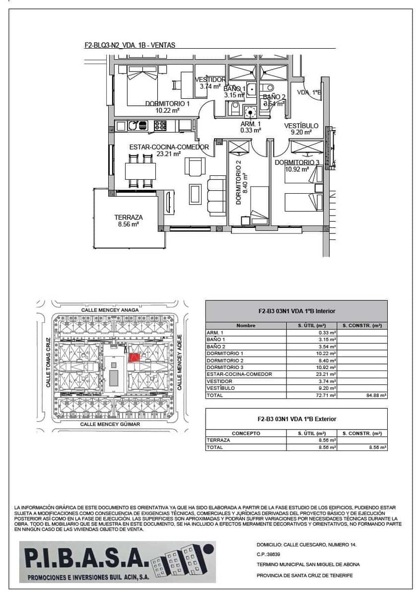 3 bedroom Apartment for sale in Llano del Camello - € 210,000 (Ref: 9677483)
