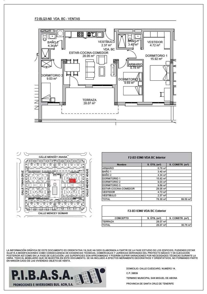 3 bedroom Apartment for sale in Llano del Camello - € 210,000 (Ref: 9677483)