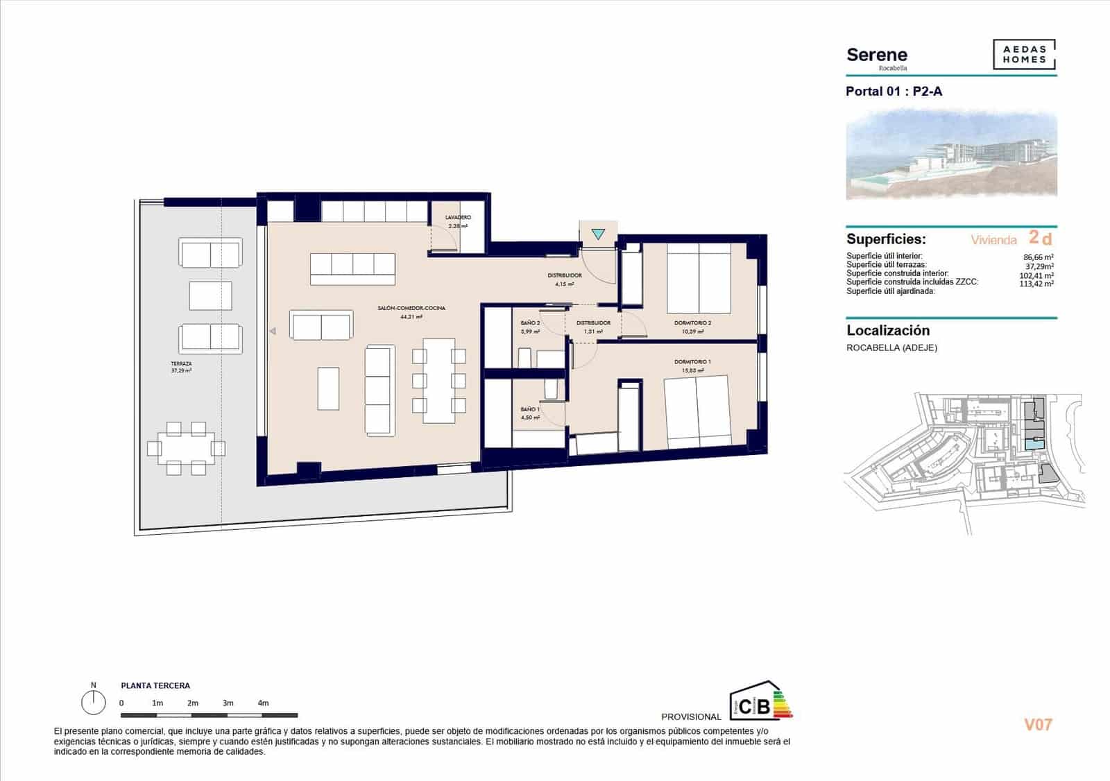 4 soveværelse Lejlighed til salg i Callao Salvaje - € 710.000 (Ref: 9695349)