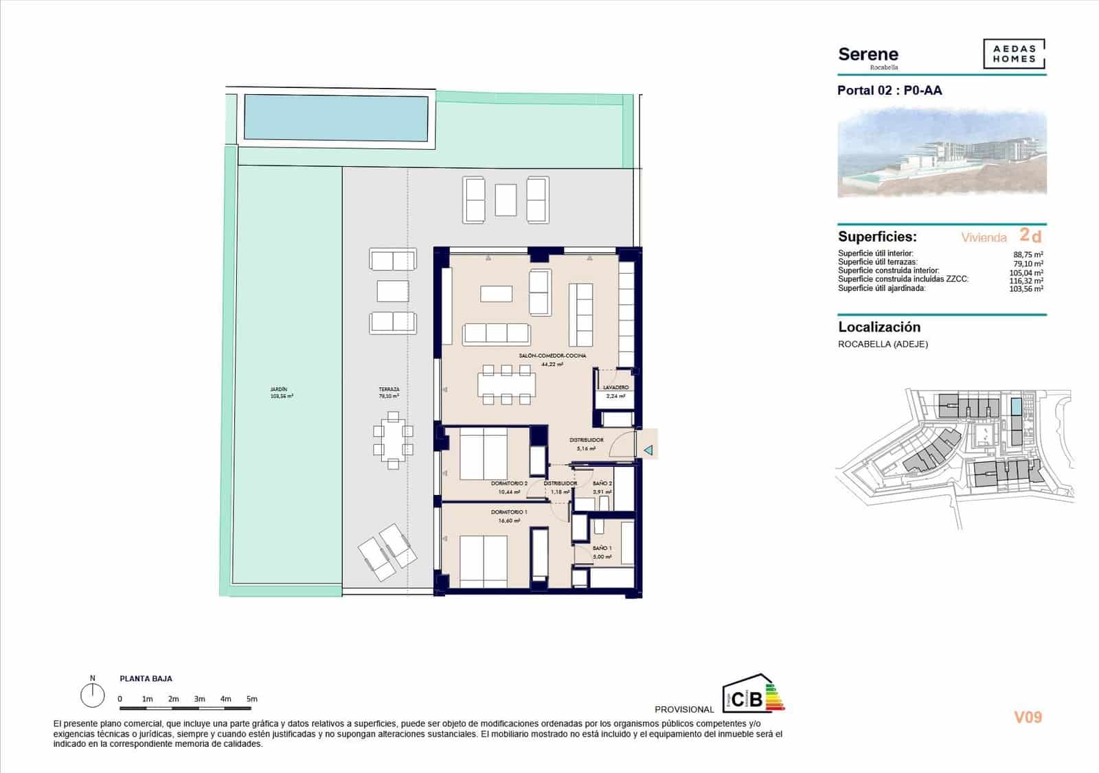 4 soveværelse Lejlighed til salg i Callao Salvaje - € 710.000 (Ref: 9695349)