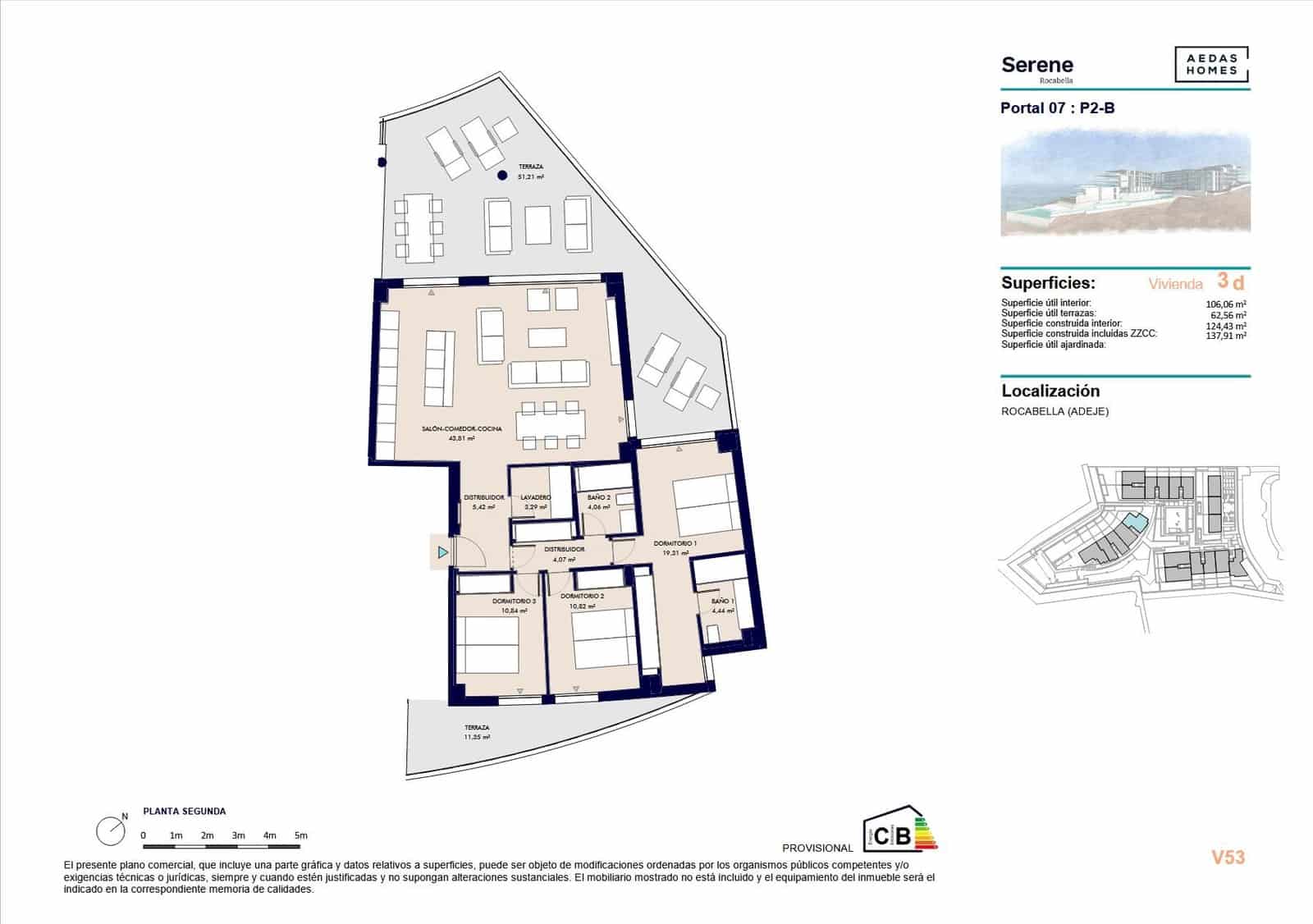 4 soveværelse Lejlighed til salg i Callao Salvaje - € 710.000 (Ref: 9695349)