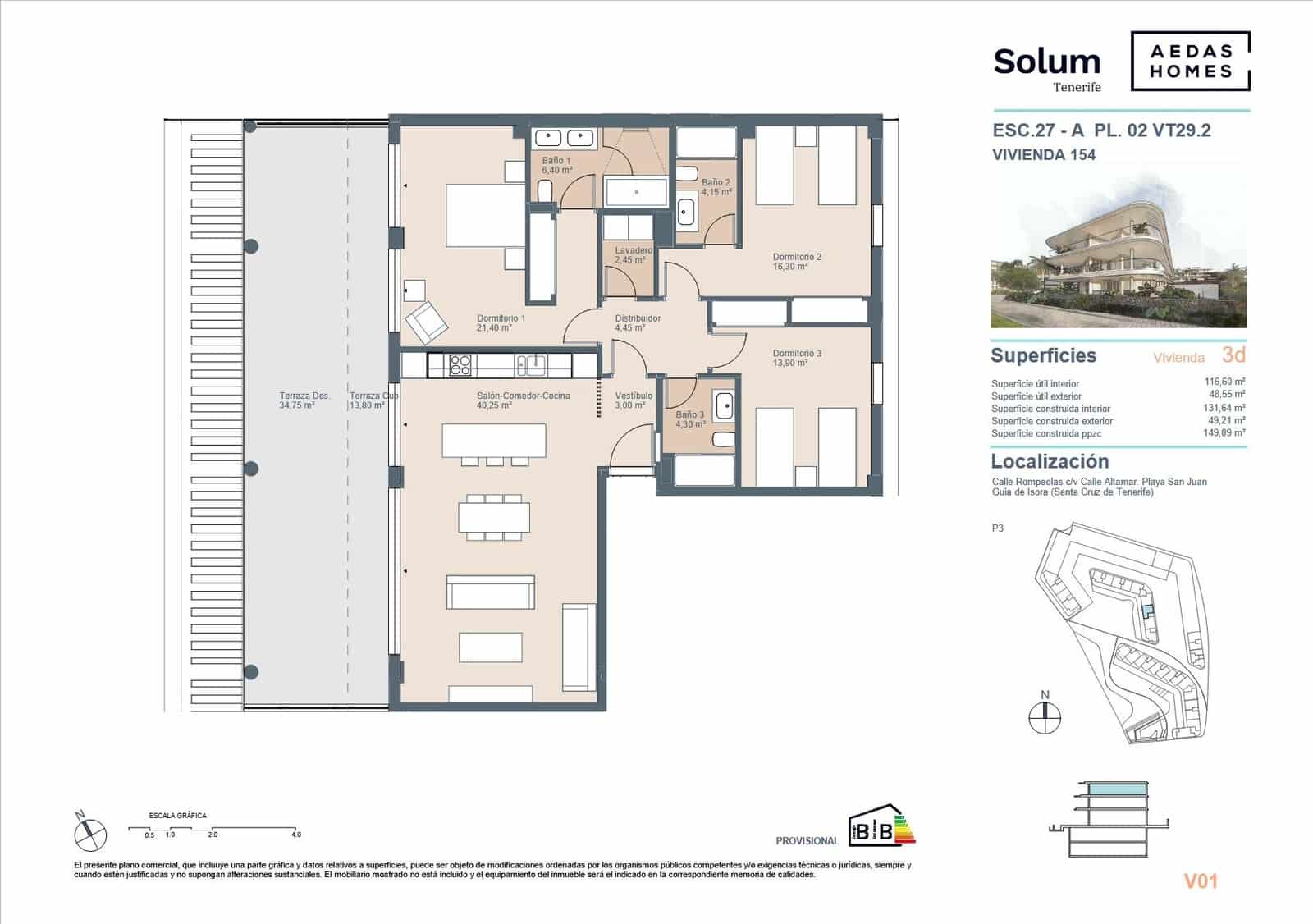 4 bedroom Apartment for sale in Playa San Juan - € 960,000 (Ref: 9695350)