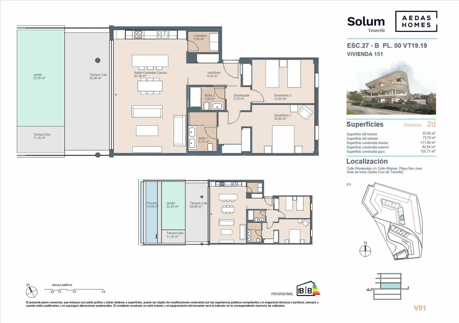 4 bedroom Apartment for sale in Playa San Juan - € 960,000 (Ref: 9695350)