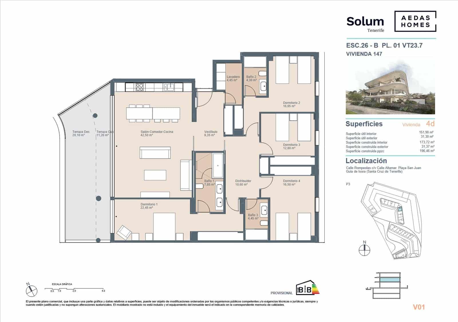 4 bedroom Apartment for sale in Playa San Juan - € 960,000 (Ref: 9695350)