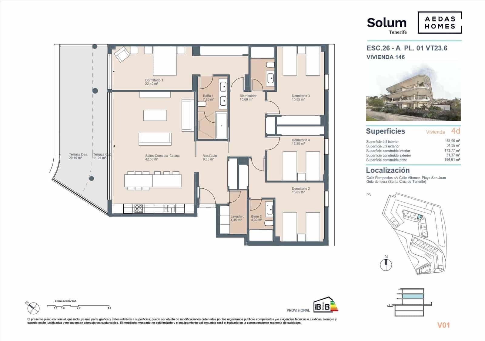 4 bedroom Apartment for sale in Playa San Juan - € 960,000 (Ref: 9695350)