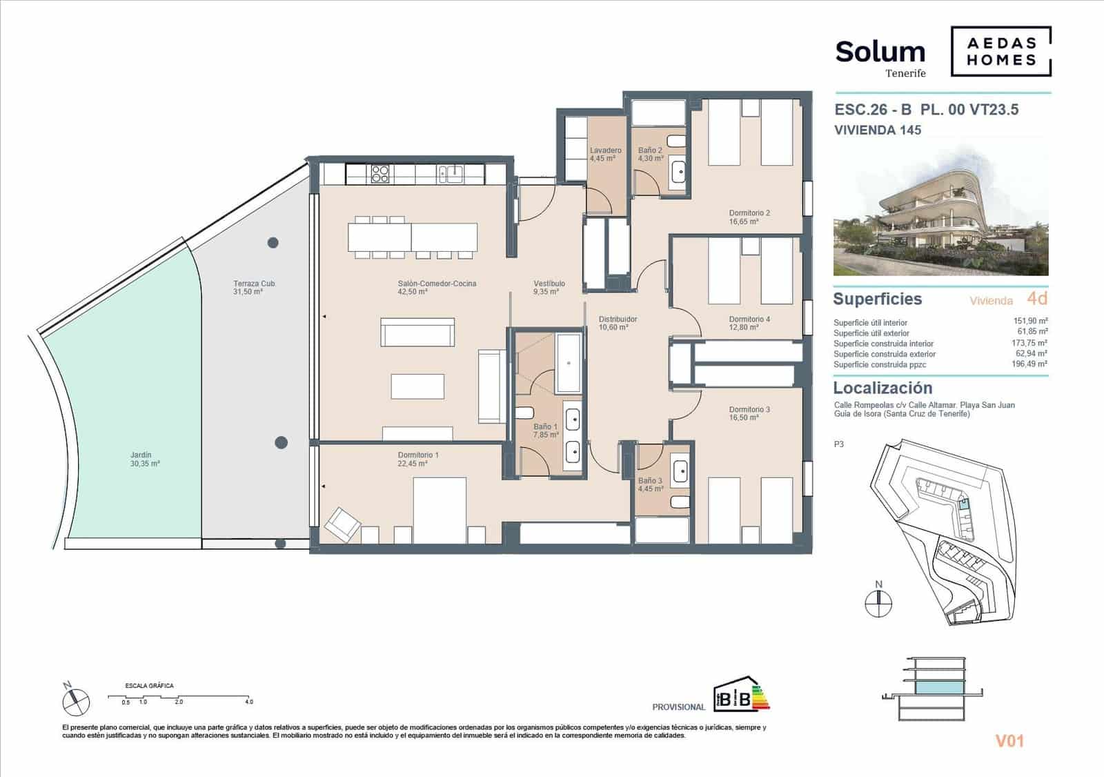 4 bedroom Apartment for sale in Playa San Juan - € 960,000 (Ref: 9695350)