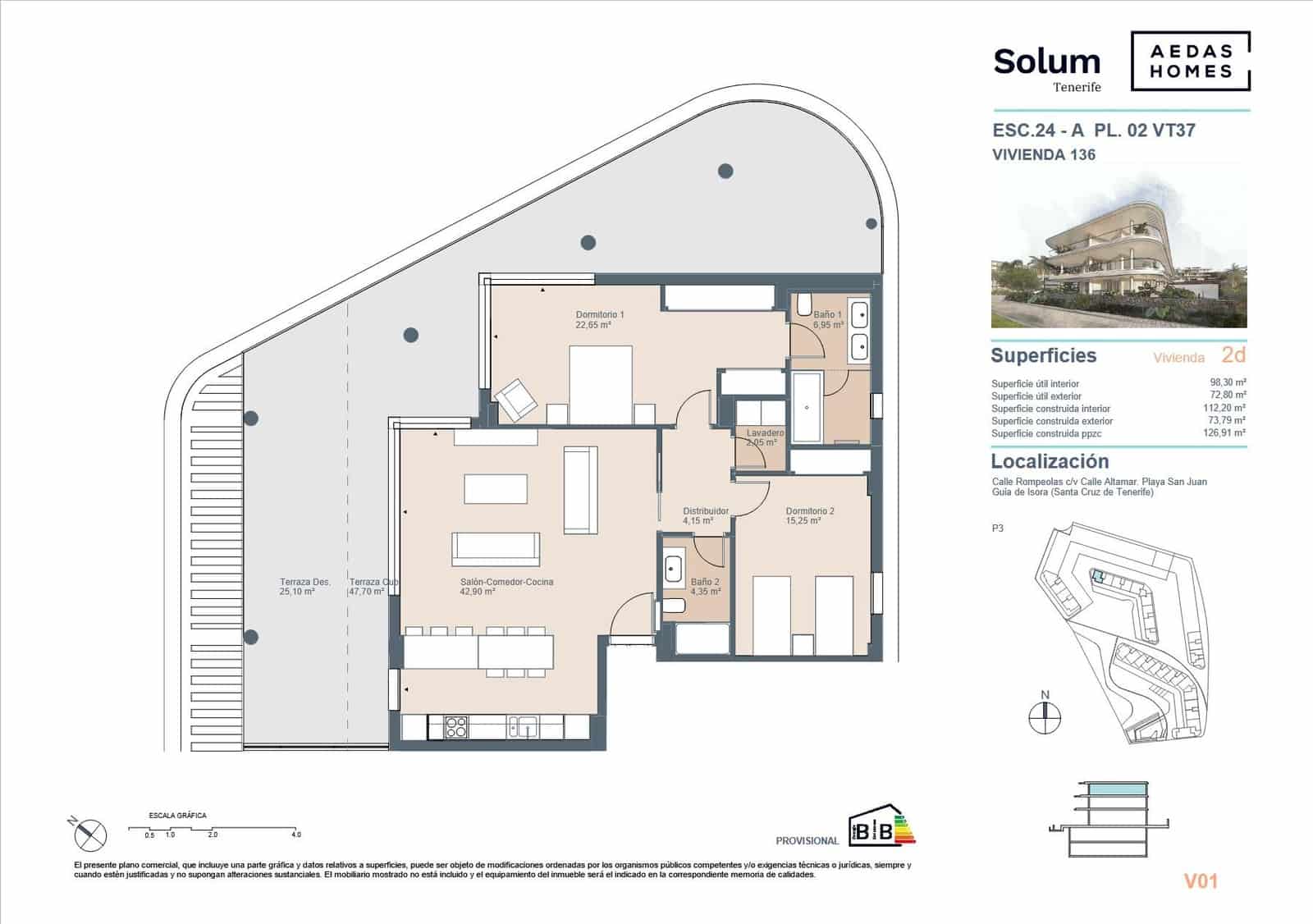 4 bedroom Apartment for sale in Playa San Juan - € 960,000 (Ref: 9695350)