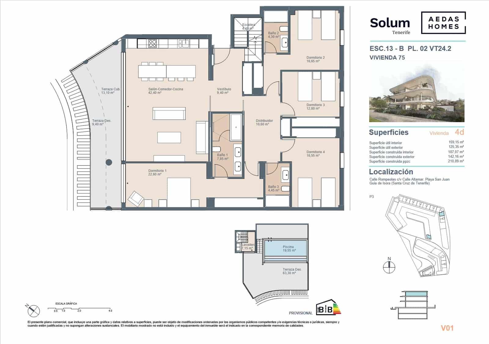 4 bedroom Apartment for sale in Playa San Juan - € 960,000 (Ref: 9695350)