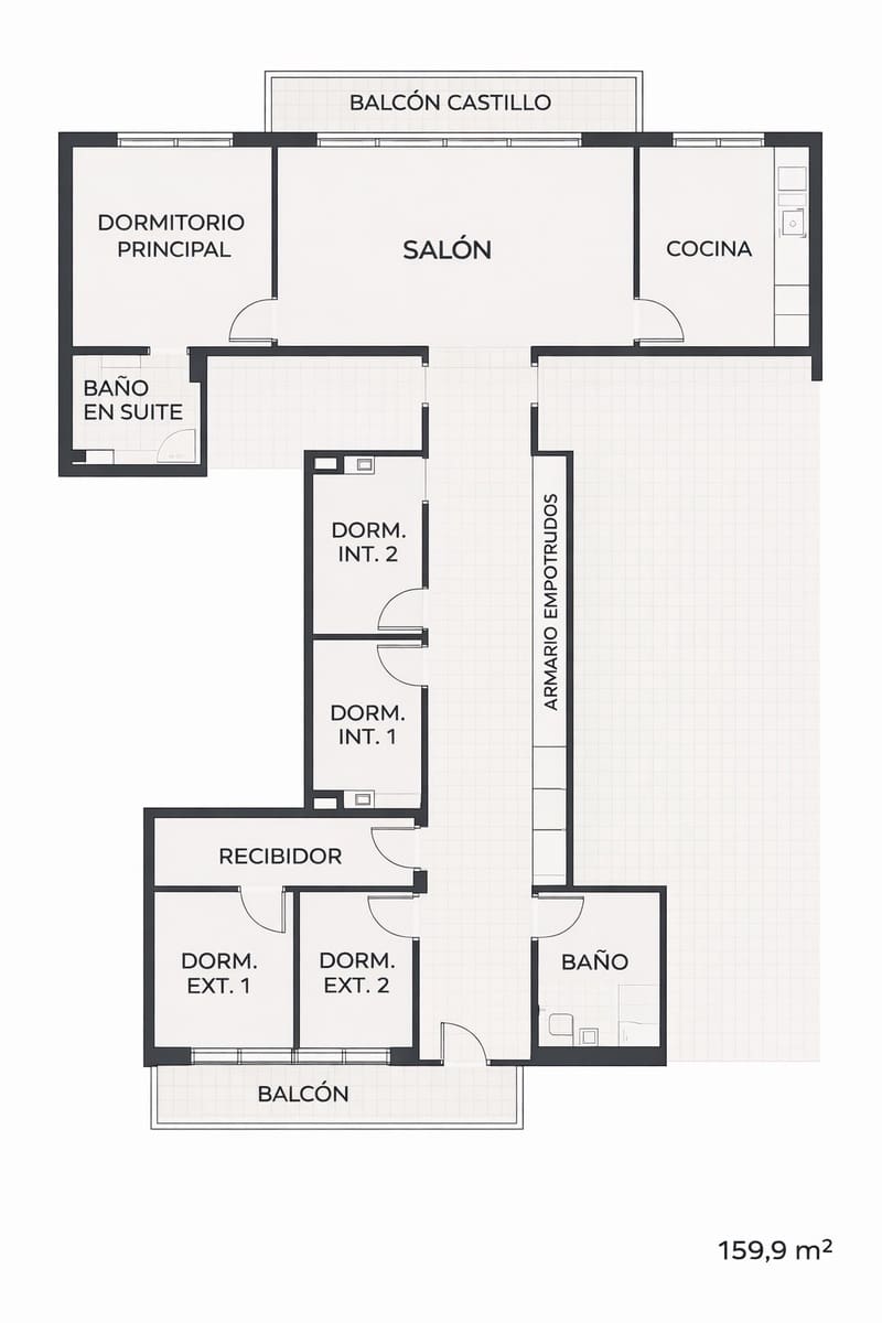 6 slaapkamer Appartement te koop in Sagunto / Sagunt - € 260.000 (Ref: 9626747)