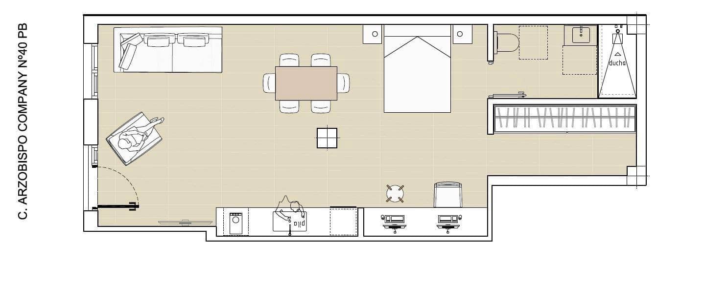 1 Zimmer Studio zu verkaufen in Valencia Stadt - 239.000 € (Ref: 10180674)