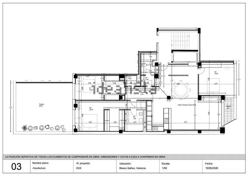 Piso de 3 habitaciones en València ciudad en venta - 850.000 € (Ref: 10180677)