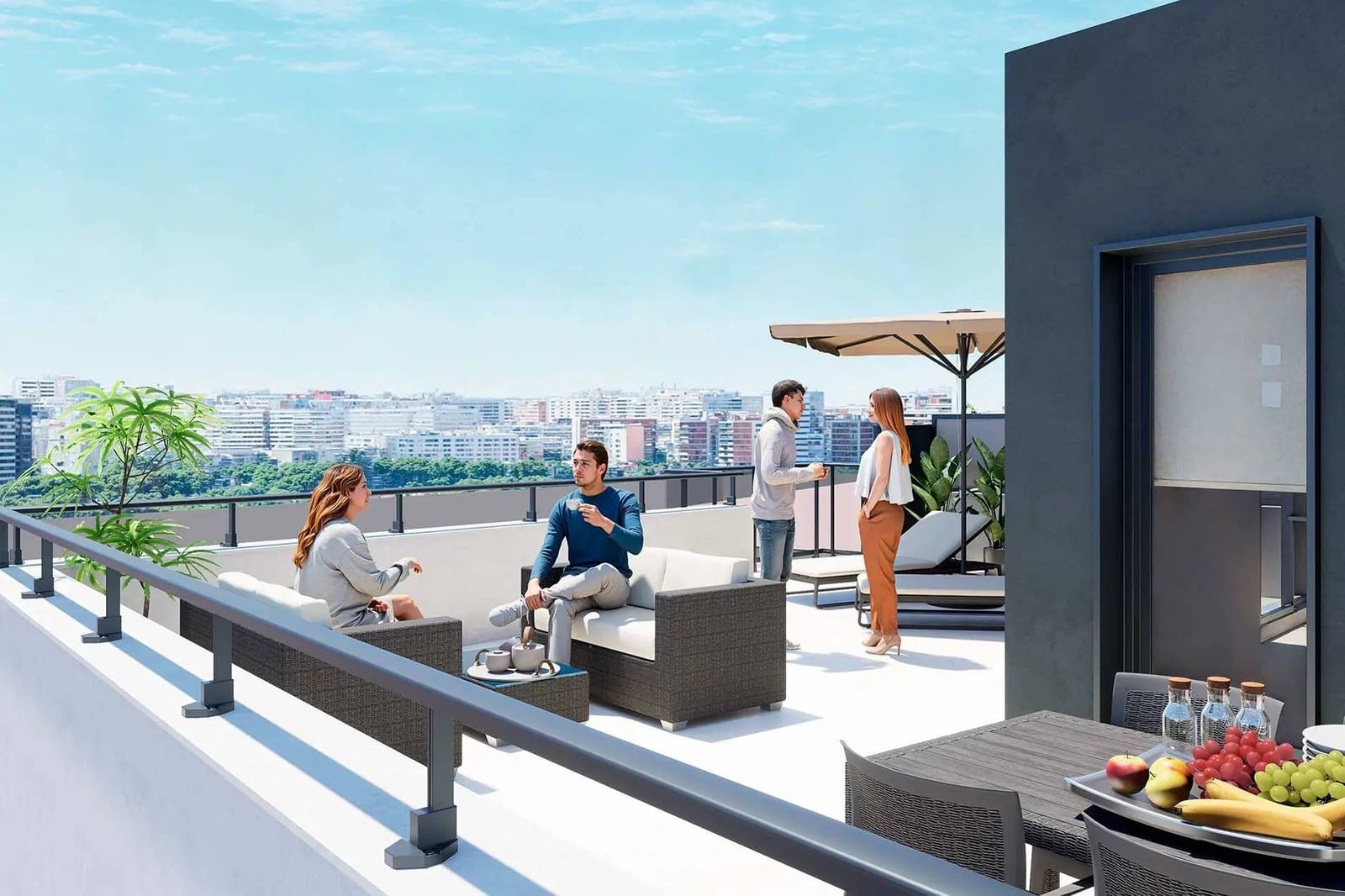 Apartamento de 2 habitaciones en Rafelbunyol en venta con piscina garaje - 235.264 € (Ref: 9659461)