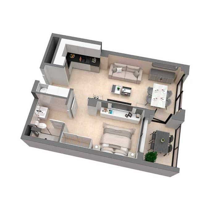 Apartamento de 1 habitación en Castelló de la Plana en venta con piscina garaje - 180.899 € (Ref: 9659462)