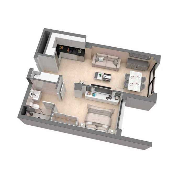 Apartamento de 1 habitación en Castelló de la Plana en venta con piscina garaje - 180.899 € (Ref: 9659462)