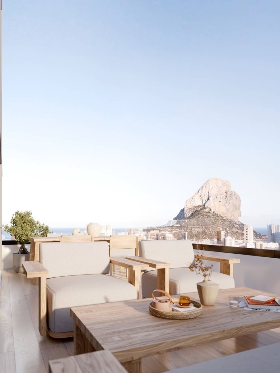 2 Zimmer Apartment zu verkaufen in Calpe / Calp mit Pool Garage - 375.000 € (Ref: 9659463)