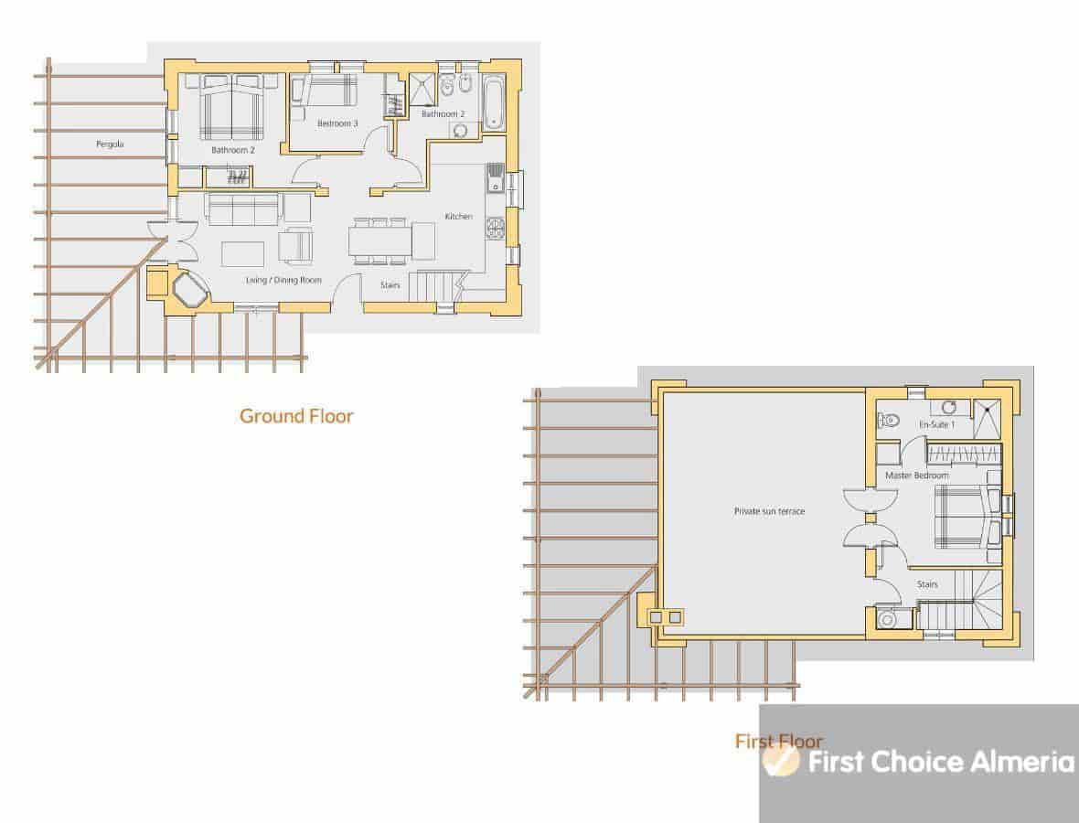 3 soverom Villa til salgs i Desert Springs med svømmebasseng garasje - € 350 000 (Ref: 5933971)