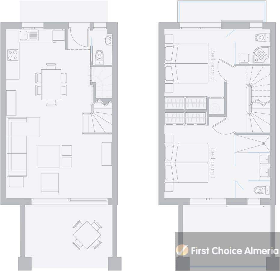 2 soverom Leilighet til salgs i Desert Springs med svømmebasseng garasje - € 265 000 (Ref: 5933972)
