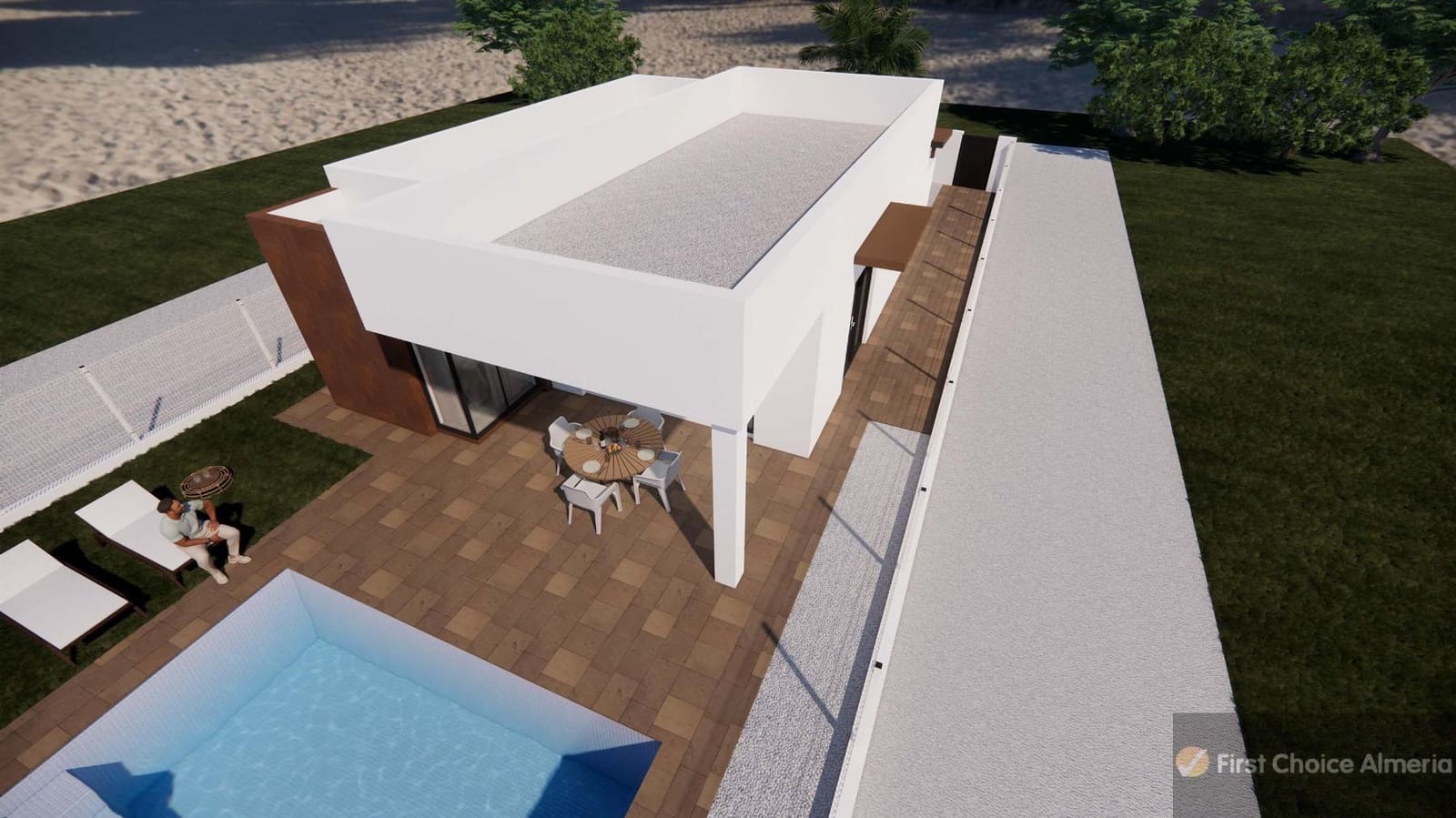3 soveværelse Villa til salg i Almeria by med swimmingpool garage - € 324.000 (Ref: 8208052)