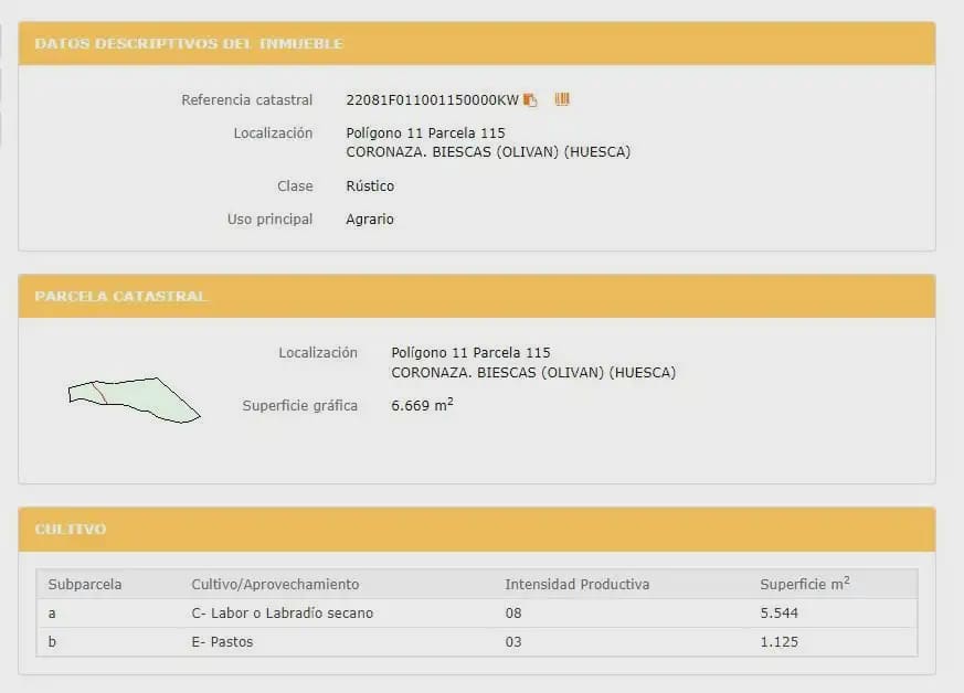 Undeveloped Land for sale in Sabinanigo - € 20,000 (Ref: 9963483)