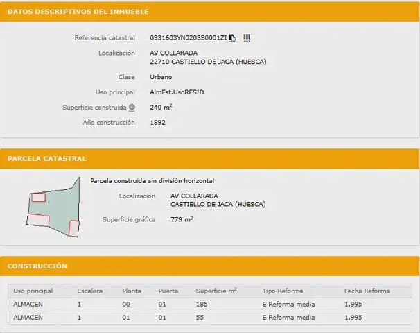 Building Plot for sale in Castiello de Jaca - € 500,000 (Ref: 9963517)