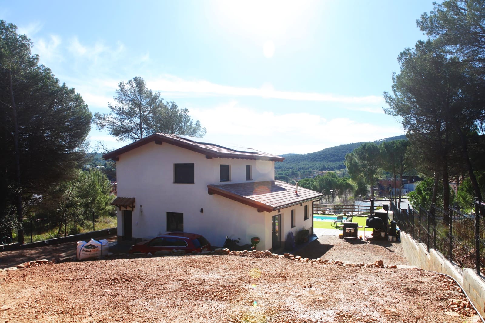 5 chambre Finca/Maison de Campagne à vendre à Begues avec piscine - 890 000 € (Ref: 9634900)