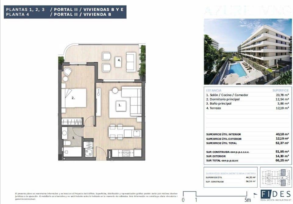 1 slaapkamer Appartement te koop in Torre del Mar met zwembad garage - € 295.575 (Ref: 9888645)