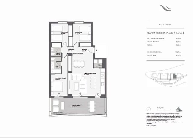 Apartamento de 3 habitaciones en Rincón de la Victoria en venta con piscina garaje - 408.000 € (Ref: 9888647)